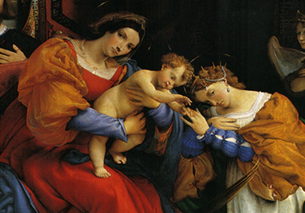 Matrimonio mistico di santa Caterina d'Alessandria